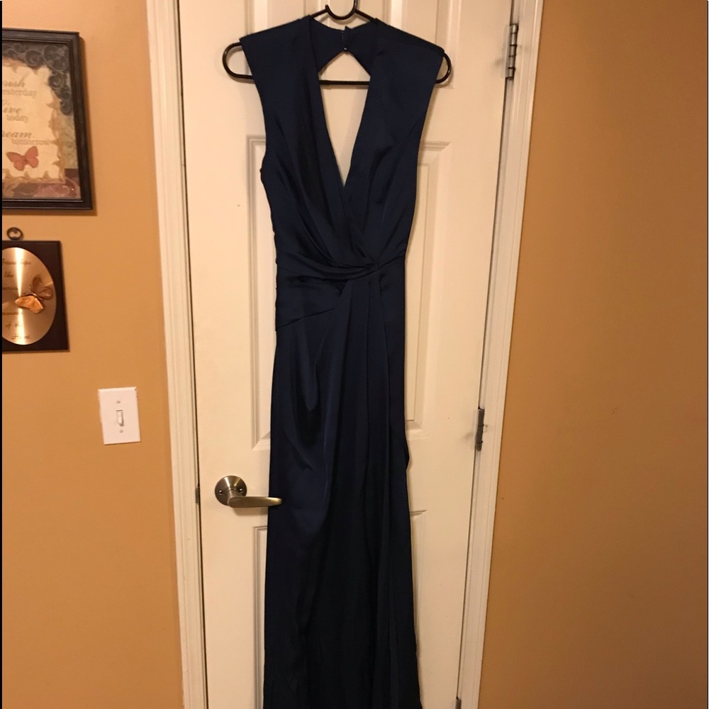 Midnight Blue Prom Dress